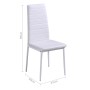 Juego de mesa de comedor de 7 piezas en blanco y negro von , Möbelsets für Küchen und Esszimmer - Ref: Foro24-281913, Preis: ...