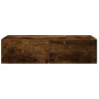 Estante de pared con cajones de madera contrachapada blanco by , Shelves and shelves - Ref: Foro24-859972, Price: 44,09 €, Di...