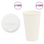 Vasos de café de papel con tapa 1000 uds 16oz 400ml von , Einwegbecher - Ref: Foro24-3325218, Preis: 147,60 €, Rabatt: %