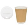 Vasos de café de papel con tapa 1000 uds 16oz 400ml by , Disposable cups - Ref: Foro24-3325226, Price: 209,27 €, Discount: %