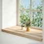 Alféizares de ventana 2 uds madera maciza roble sin tratar von , Marcos de ventanas - Ref: Foro24-4009117, Preis: 66,99 €, Ra...