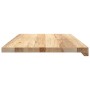 Alféizares de ventana 2 uds madera maciza roble sin tratar de , Marcos de ventanas - Ref: Foro24-4009117, Precio: 69,94 €