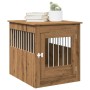 Jaula para perros mueble madera contrachapada roble artesanal von , Hundehütten - Ref: Foro24-857646, Preis: 99,68 €, Rabatt: %
