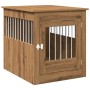Jaula para perros mueble madera contrachapada roble artesanal von , Hundehütten - Ref: Foro24-857646, Preis: 99,68 €, Rabatt: %