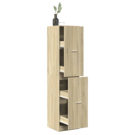 Armario botiquín madera ingeniería roble Sonoma 40x41x174,5 cm von , Schließfächer und Lagerschränke - Ref: Foro24-3309647, P...