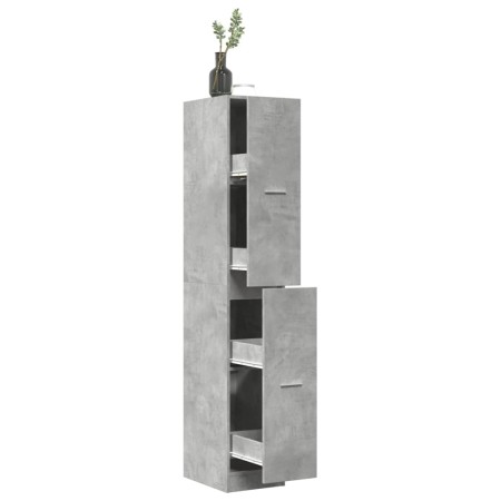 Armario botiquín madera ingeniería gris hormigón 30x41x174,5 cm von , Schließfächer und Lagerschränke - Ref: Foro24-3309630, ...