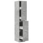Armario botiquín madera ingeniería gris hormigón 30x41x174,5 cm von , Schließfächer und Lagerschränke - Ref: Foro24-3309630, ...