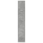 Armario botiquín madera ingeniería gris hormigón 30x41x174,5 cm von , Schließfächer und Lagerschränke - Ref: Foro24-3309630, ...