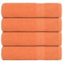 Toallas de ducha 4 uds 100% algodón naranja 70x140 cm 360 gsm de , Toallas - Ref: Foro24-136906, Precio: 37,68 €, Descuento: %