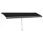 Manuell einziehbare Markise mit anthrazitgrauer LED 600x350 cm von vidaXL, Markisen - Ref: Foro24-3069684, Preis: 848,10 €, R...