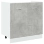Set muebles de baño 7 piezas “Lyon” gris hormigón von , Badezimmermöbel - Ref: Foro24-3324856, Preis: 647,29 €, Rabatt: %