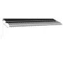 Manuell einziehbare Markise mit anthrazitgrauer LED 600x350 cm von vidaXL, Markisen - Ref: Foro24-3069684, Preis: 848,10 €, R...