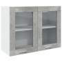 Set muebles de baño 7 piezas “Lyon” gris hormigón von , Badezimmermöbel - Ref: Foro24-3324856, Preis: 647,29 €, Rabatt: %