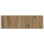 Muebles de TV de pared 6 uds madera ingeniería roble artesanal de , Muebles TV - Ref: Foro24-3328970, Precio: 211,16 €, Descu...