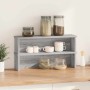 Estantes de cocina apilables 2 uds gris sonoma 60x15x16 cm von , Behälter für Küchenutensilien - Ref: Foro24-860510, Preis: 3...