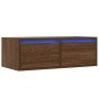 Mueble de TV con luces LED roble marrón 75x35,5x25 cm von , TV-Möbel - Ref: Foro24-860235, Preis: 72,35 €, Rabatt: %