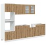 Set de muebles cocina 7 pzas madera ingeniería roble artesanal by , Kitchen cabinets - Ref: Foro24-3328572, Price: 608,36 €, ...