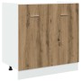 Set de muebles cocina 7 pzas madera ingeniería roble artesanal by , Kitchen cabinets - Ref: Foro24-3328572, Price: 608,36 €, ...