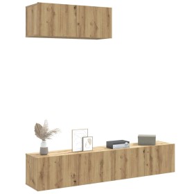 Mueble para TV de pared madera contrachapada artesanal 3 piezas von , TV-Möbel - Ref: Foro24-3329004, Preis: 139,48 €, Rabatt: %