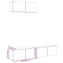 Mueble para TV de pared madera contrachapada artesanal 3 piezas von , TV-Möbel - Ref: Foro24-3329004, Preis: 142,28 €, Rabatt: %