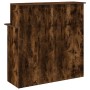 Mostrador de recepción roble ahumado 100x50x103,5 cm von , Schreibtische - Ref: Foro24-859028, Preis: 116,28 €, Rabatt: %
