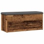 Banco almacenaje madera de ingeniería madera vieja 102x42x45 cm von , Bänke für Hallen und Lager - Ref: Foro24-857619, Preis:...