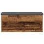 Banco almacenaje madera de ingeniería madera vieja 102x42x45 cm von , Bänke für Hallen und Lager - Ref: Foro24-857619, Preis:...