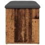 Banco almacenaje madera de ingeniería madera vieja 102x42x45 cm von , Bänke für Hallen und Lager - Ref: Foro24-857619, Preis:...