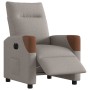 Sillón reclinable eléctrico tela gris taupé de , Sillones - Ref: Foro24-3323995, Precio: 243,60 €, Descuento: %