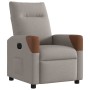 Sillón reclinable eléctrico tela gris taupé de , Sillones - Ref: Foro24-3323995, Precio: 243,60 €, Descuento: %
