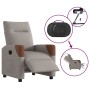 Sillón reclinable eléctrico tela gris taupé de , Sillones - Ref: Foro24-3323995, Precio: 243,60 €, Descuento: %