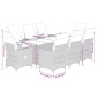 Set de comedor de jardín 9 pzas y cojines ratán sintético negro by , Garden sets - Ref: Foro24-3276689, Price: 1,00 €, Discou...