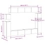 Mueble para TV de pared madera contrachapada artesanal 8 piezas von , TV-Möbel - Ref: Foro24-3329148, Preis: 396,95 €, Rabatt: %