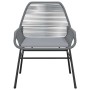 Juego comedor jardín 5 pzas cojines ratán sintético vidrio gris von , Gartensets - Ref: Foro24-3334480, Preis: 355,73 €, Raba...