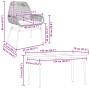 Juego comedor jardín 5 pzas cojines ratán sintético vidrio gris von , Gartensets - Ref: Foro24-3334480, Preis: 355,73 €, Raba...