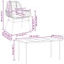 Juego de comedor de jardín 7 pzas con cojines ratán PE marrón von , Gartensets - Ref: Foro24-3334461, Preis: 489,00 €, Rabatt: %