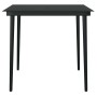 Juego de comedor jardín 5 piezas ratán sintético vidrio negro von , Gartensets - Ref: Foro24-3334437, Preis: 329,40 €, Rabatt: %