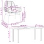 Juego de comedor jardín 5 piezas cojines ratán sintético marrón by , Garden sets - Ref: Foro24-3334558, Price: 368,86 €, Disc...