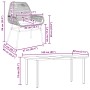 Juego de comedor jardín 5 piezas cojines ratán sintético marrón by , Garden sets - Ref: Foro24-3334572, Price: 385,19 €, Disc...