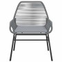 Juego comedor jardín 5 pzas cojines ratán sintético vidrio gris by , Garden sets - Ref: Foro24-3334579, Price: 362,23 €, Disc...