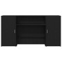 Mostrador de recepción roble negro 200x50x103,5 cm de , Escritorios - Ref: Foro24-3324215, Precio: 299,96 €, Descuento: %