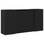 Mostrador de recepción roble negro 200x50x103,5 cm de , Escritorios - Ref: Foro24-3324215, Precio: 299,96 €, Descuento: %