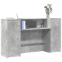 Mostrador de recepción gris hormigón 180x50x103,5 cm von , Schreibtische - Ref: Foro24-3324208, Preis: 260,07 €, Rabatt: %