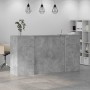 Mostrador de recepción gris hormigón 200x50x103,5 cm de , Escritorios - Ref: Foro24-3324217, Precio: 301,11 €, Descuento: %