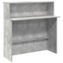 Mostrador de recepción gris hormigón 200x50x103,5 cm de , Escritorios - Ref: Foro24-3324217, Precio: 301,11 €, Descuento: %