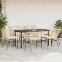 Juego de comedor de jardín 7 pzas con cojines ratán PE marrón von , Gartensets - Ref: Foro24-3334608, Preis: 395,40 €, Rabatt: %