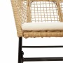Juego de comedor de jardín 7 pzas con cojines ratán PE marrón de , Conjuntos de jardín - Ref: Foro24-3334608, Precio: 371,39 €