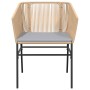Juego de comedor de jardín 7 pzas con cojines ratán PE marrón von , Gartensets - Ref: Foro24-3334622, Preis: 522,80 €, Rabatt: %