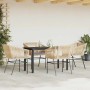 Juego de comedor jardín 5 piezas cojines ratán sintético marrón by , Garden sets - Ref: Foro24-3334620, Price: 393,49 €, Disc...