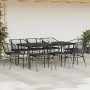 Set de comedor jardín 9 piezas cojines ratán polivinílico negro de , Conjuntos de jardín - Ref: Foro24-3334505, Precio: 527,0...